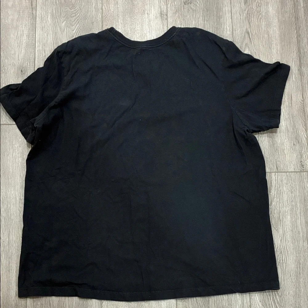 Nike Black Tee with White Logo - Picture 4 of 4